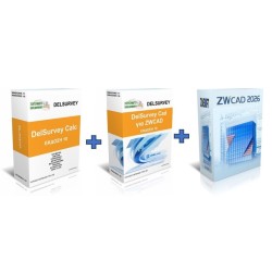 DelSurvey Combo (Calc+Cad+ZWCAD pro)  έως 17/8/26